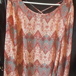Wishful Park Multicolor Bohemian Blouse